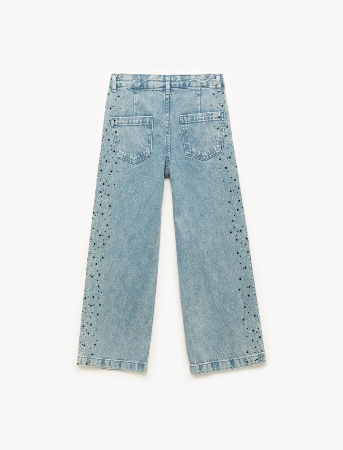 Koton Pantolon Kız Çocuk 6WKG40018AD Orta İndigo