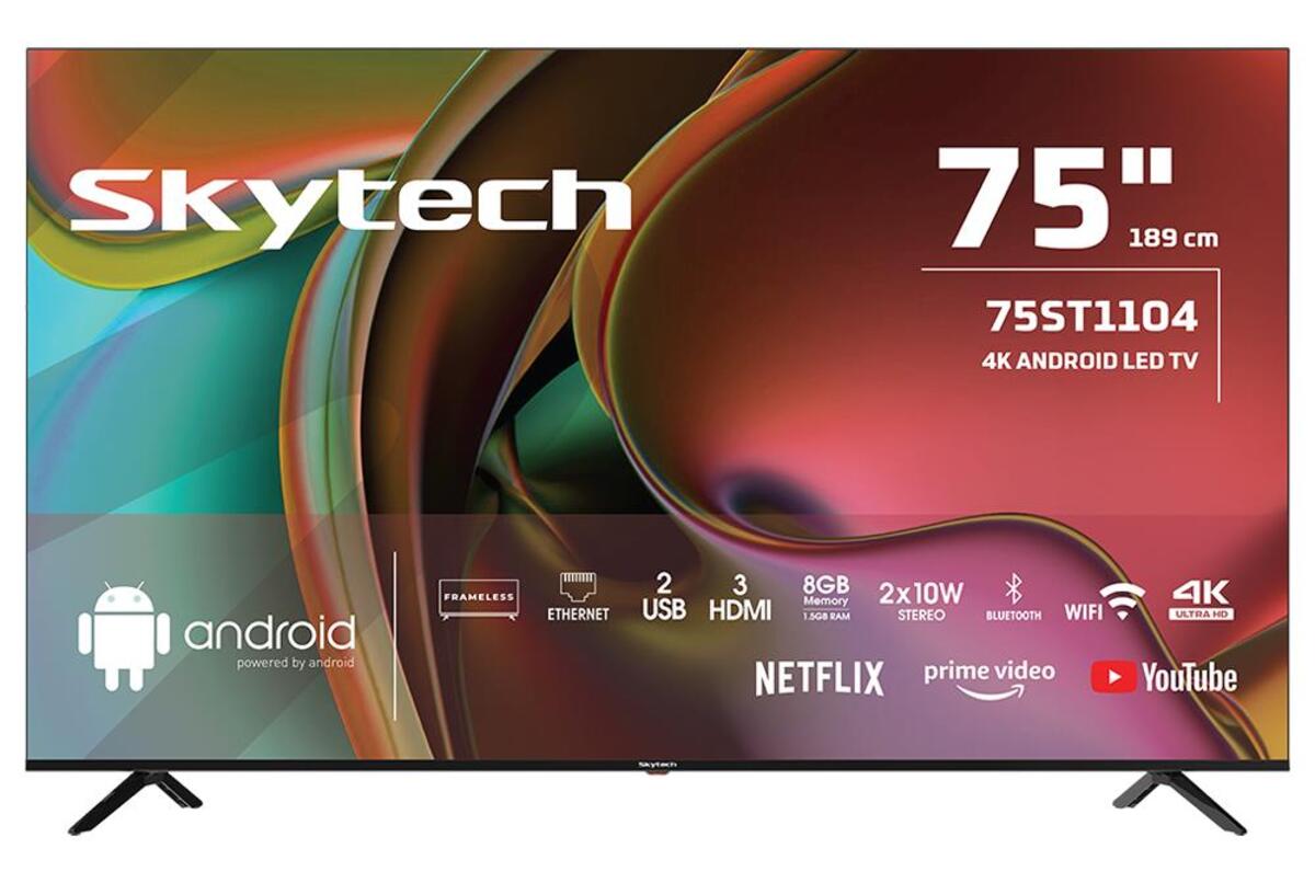 Skytech Led Tv 75" 75ST1104 4K Uhd Smart Tv