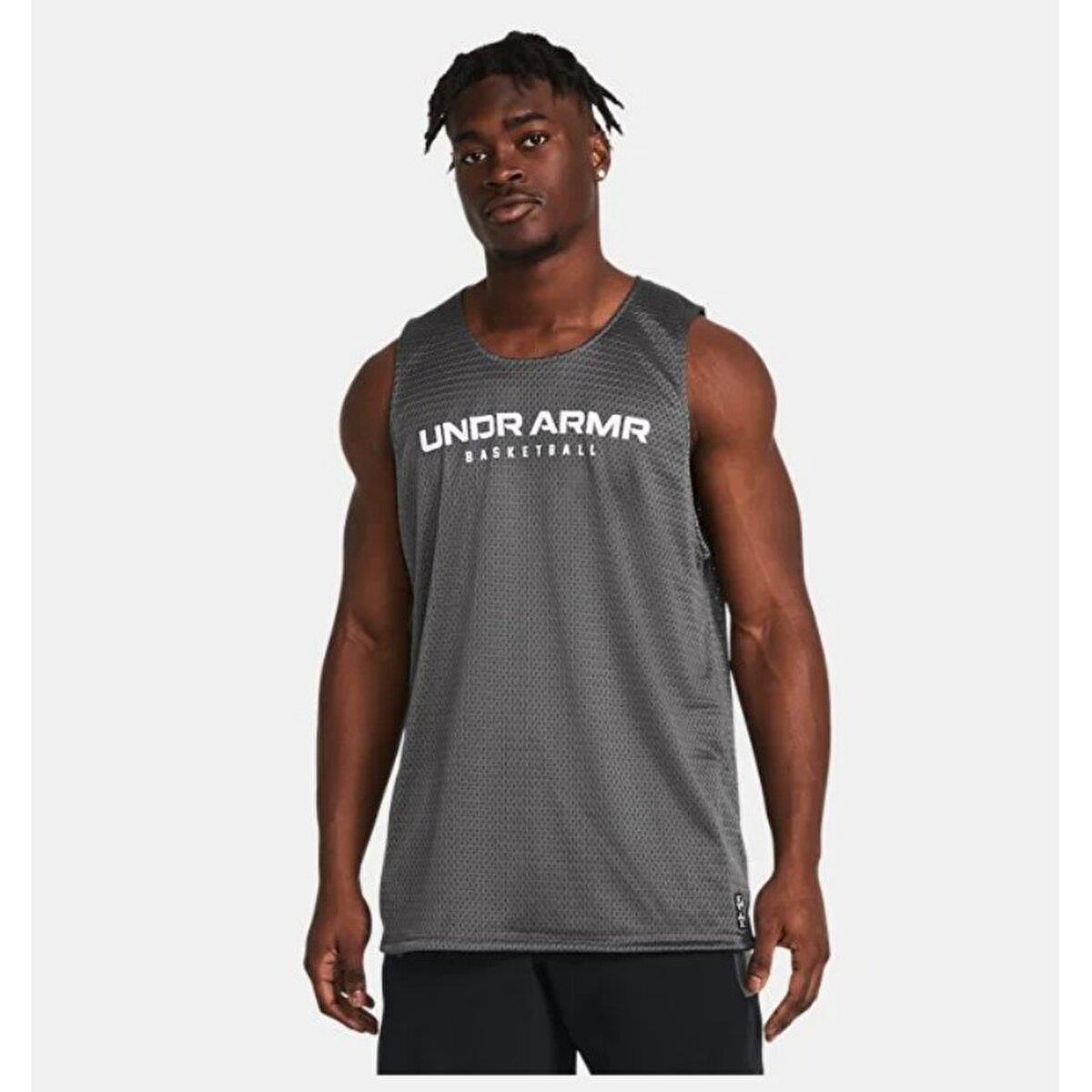 Under Armour Baseline Reversible Tank 1386059-025 Gri