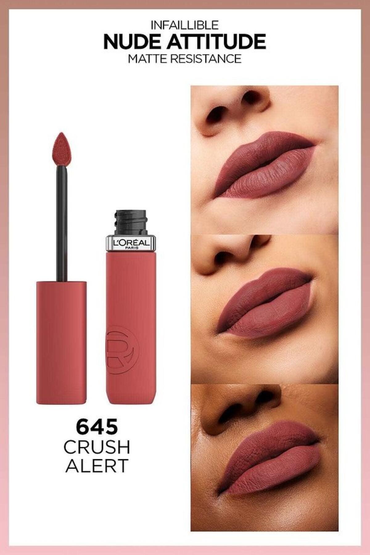 Loreal Paris Ruj Likit İnfaillible Matte Resistance No:645