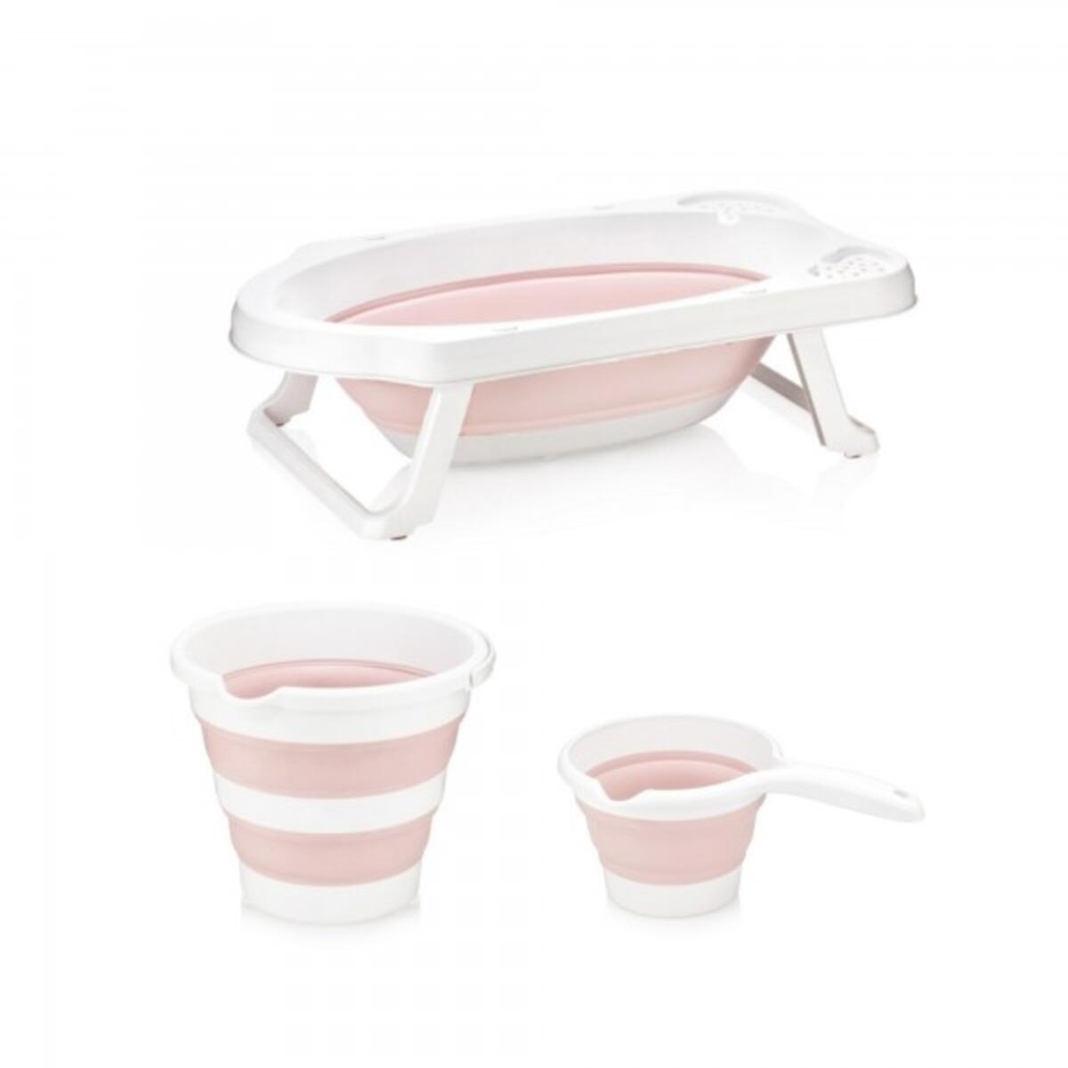 Sevi Katlanabilir Banyo Seti Pembe 368-2