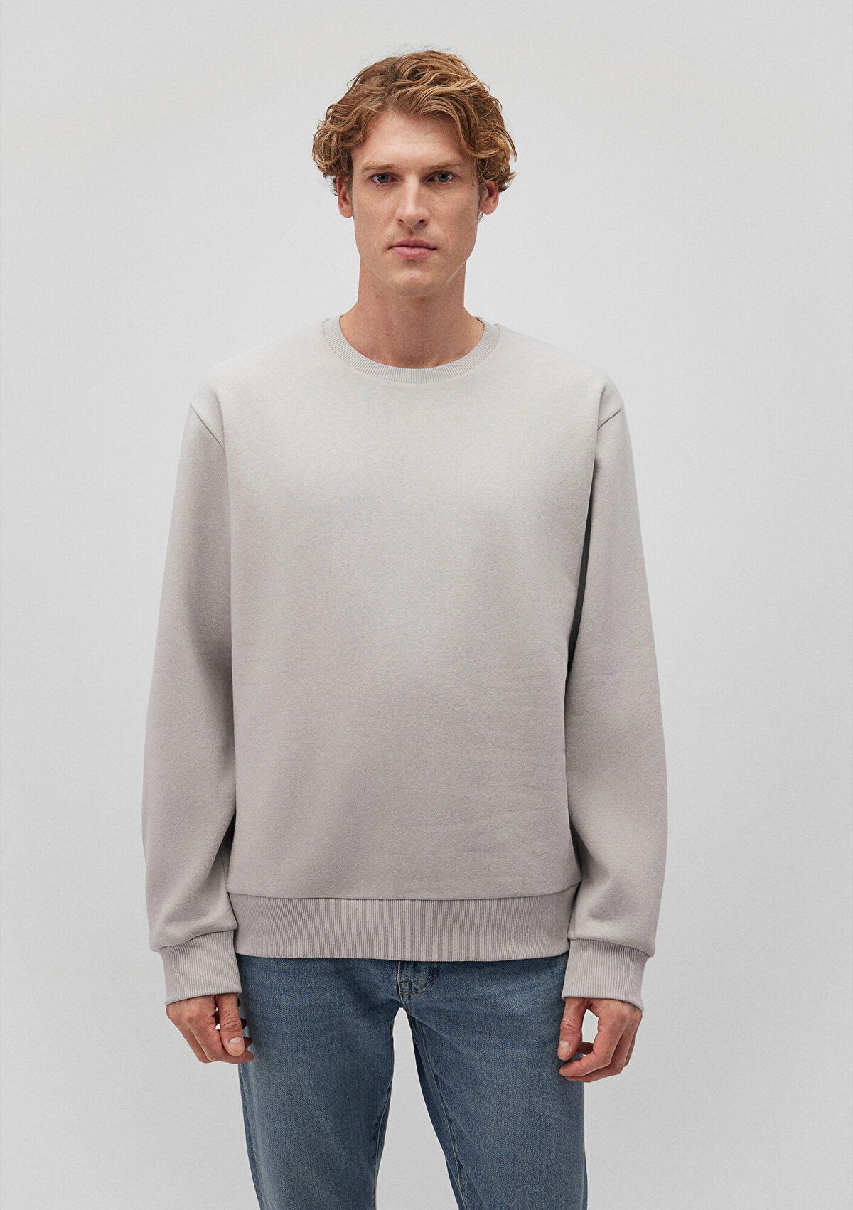 Mavi Sweatshirt M0S10276-81582 Açık Gri