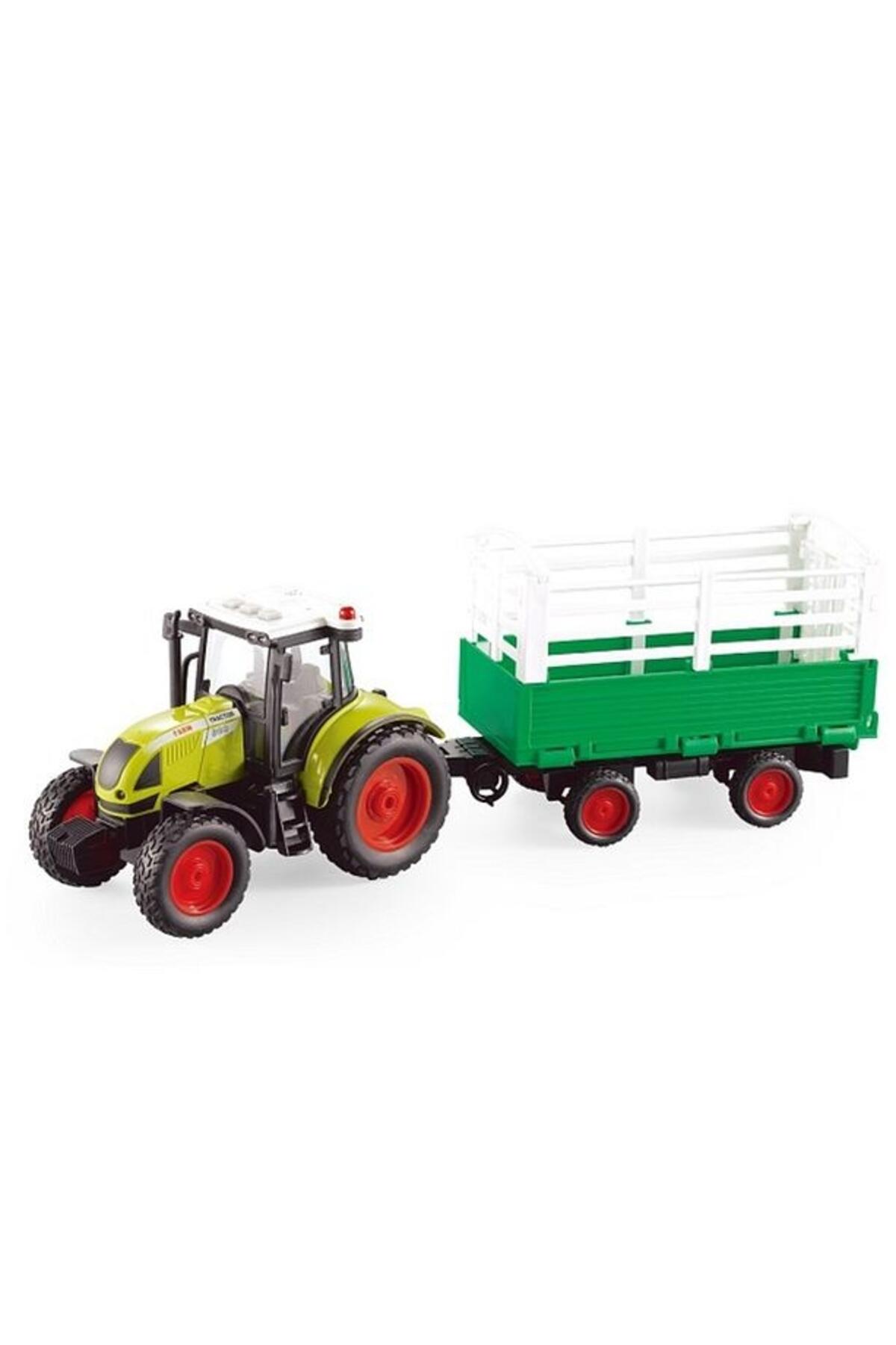 Ceren Toy Traktör Römorklu Sesli Ve Pilli 1:16 CTOY-WY900H