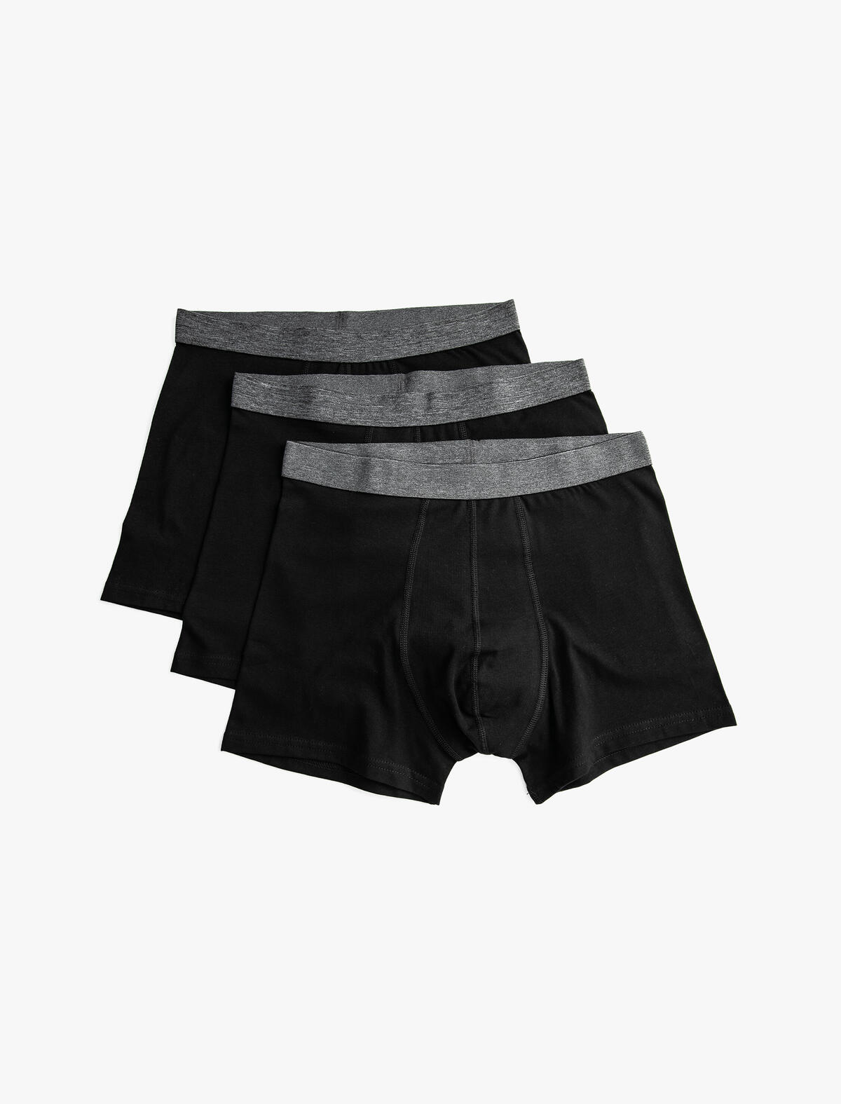 Koton Boxer 3Lü 3SLM90003MK Siyah