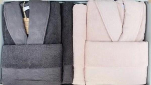Özdilek Aile Seti Lirio Antrasit-Pembe