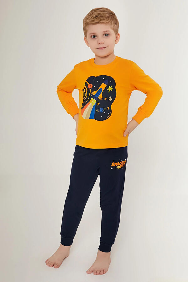 Rolypoly Pijama Takım Erkek Çocuk RP3186-2 Kayısı