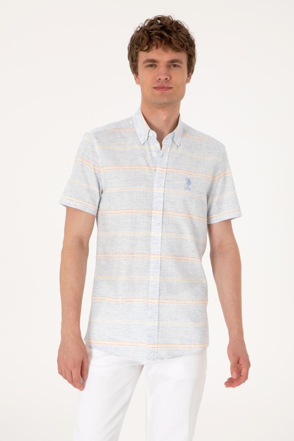 U.S Polo Assn. Gömlek 2105395 G081SZ004 Açık Mavi
