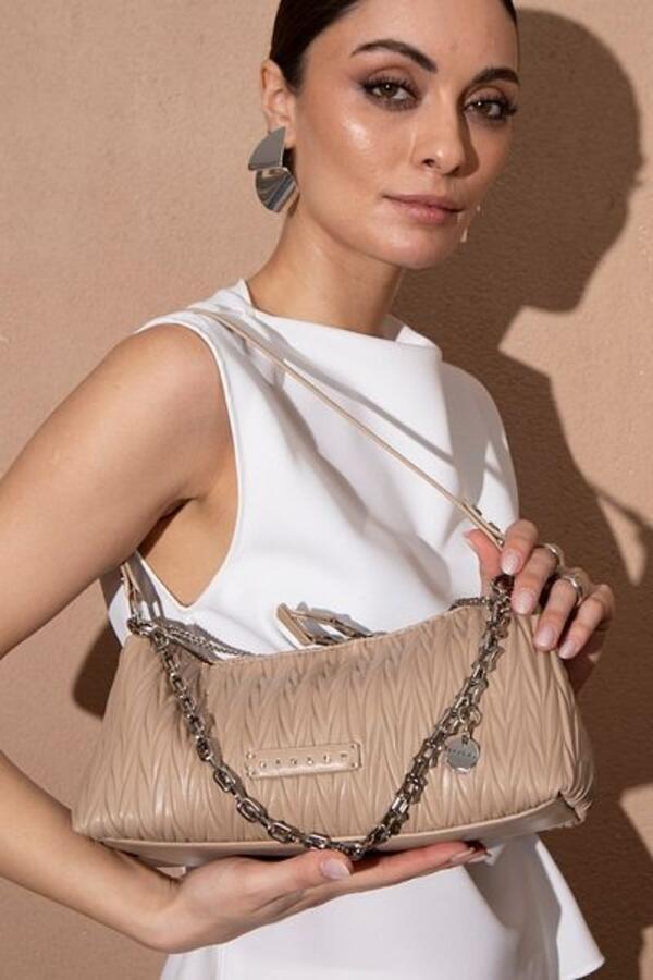 Sisley Kadın Kol Çantası SLY_202 Ten