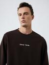 Koton Sweatshirt 6WAM70035MK Kahverengi