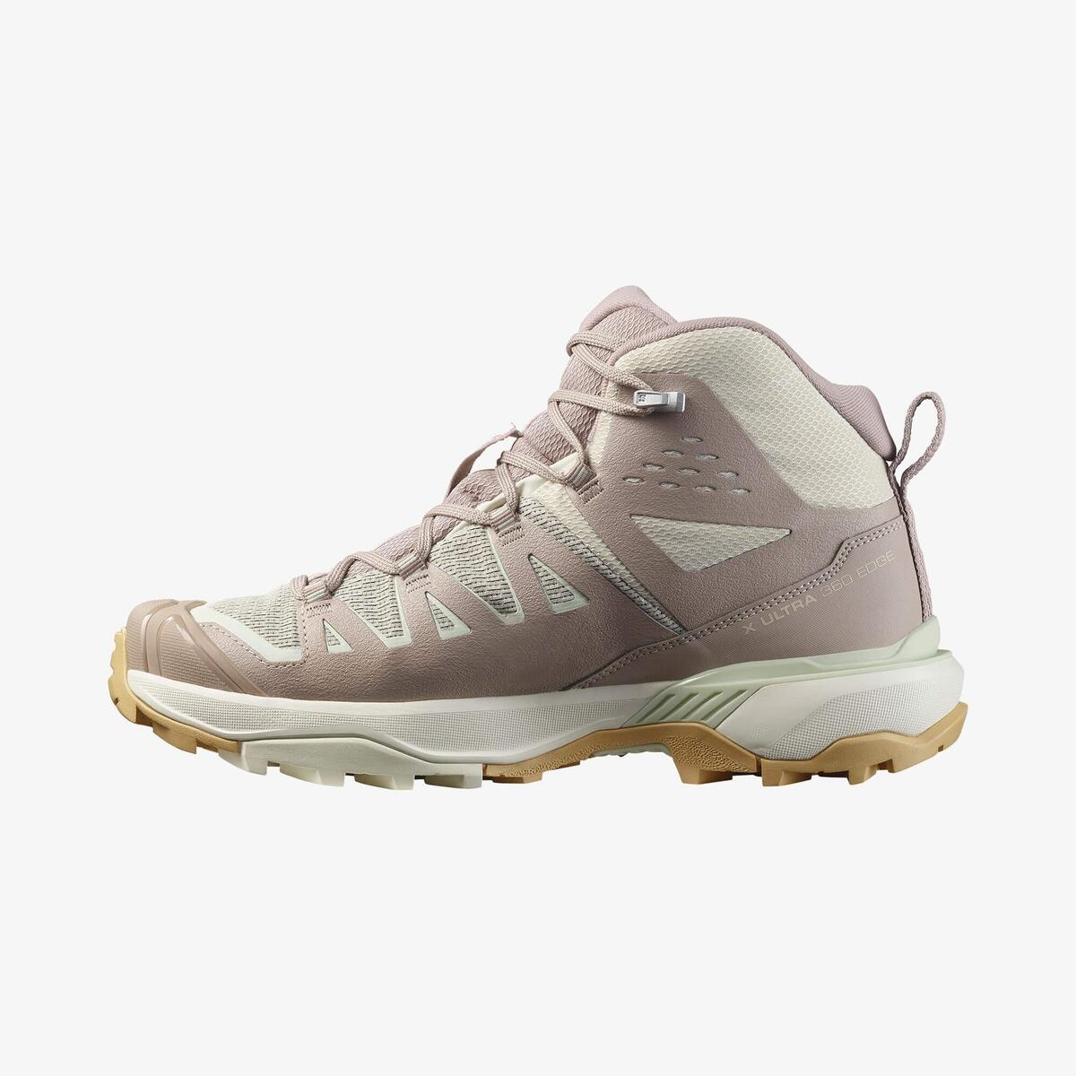 Salomon X Ultra 360 Edge Mıd Gore-Tex L47816300 Bej/Gül Kurusu/Yeşil