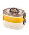 Vagonlife 1200 Ml 3 Bölmeli Paslanmaz Çelik Lunchbox Bl50251-2 Sarı