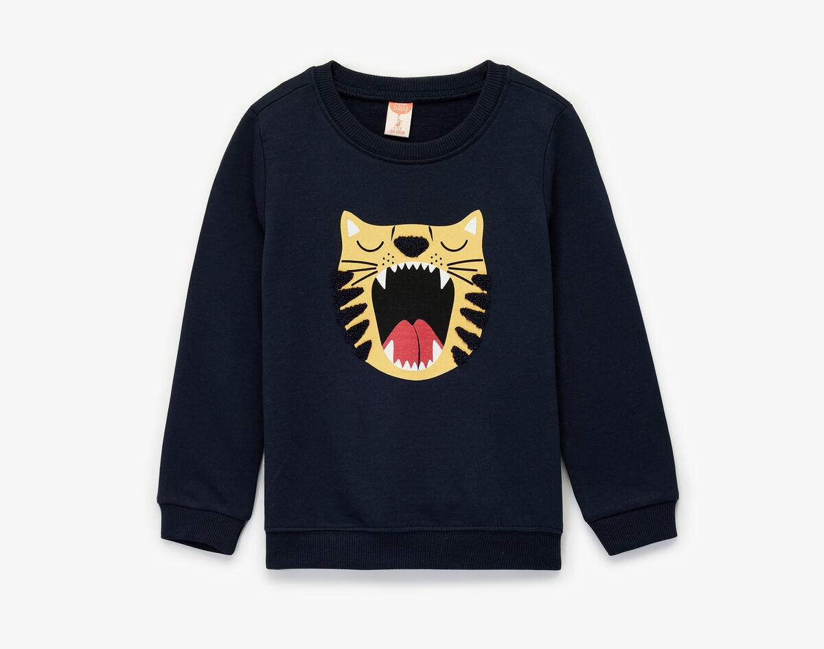 Koton Sweatshirt Erkek Bebek 6WMB10088TK Lacivert Koton Sweatshirt Erkek Bebek 6WMB10088TK Lacivert