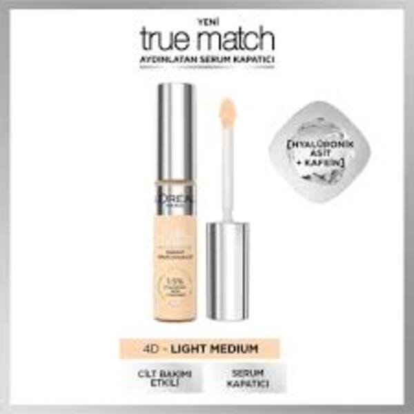 Loreal Paris Serum Kapatıcı True Match No:4D