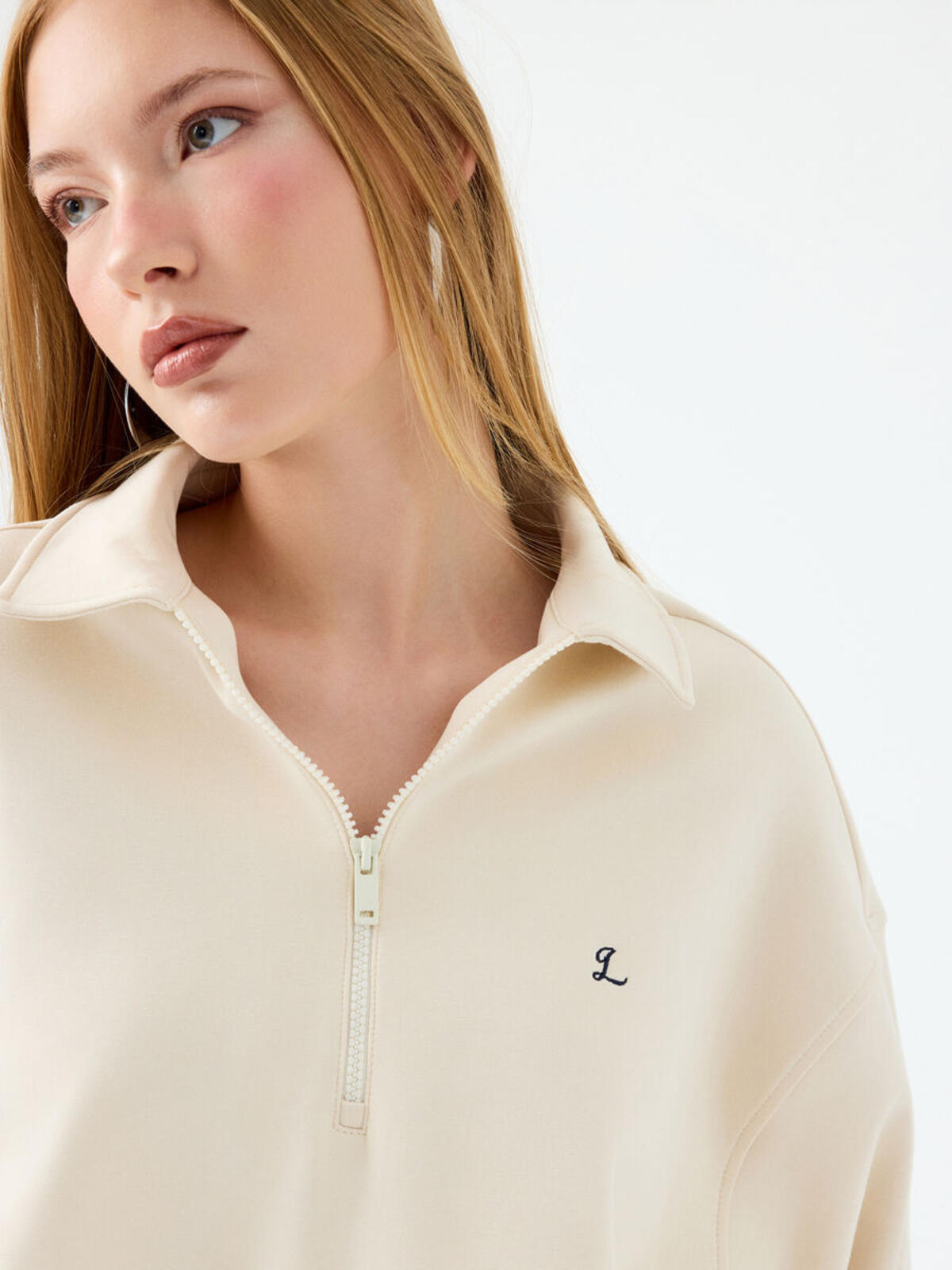 Loft Sweatshirt LF2038653 Ekru