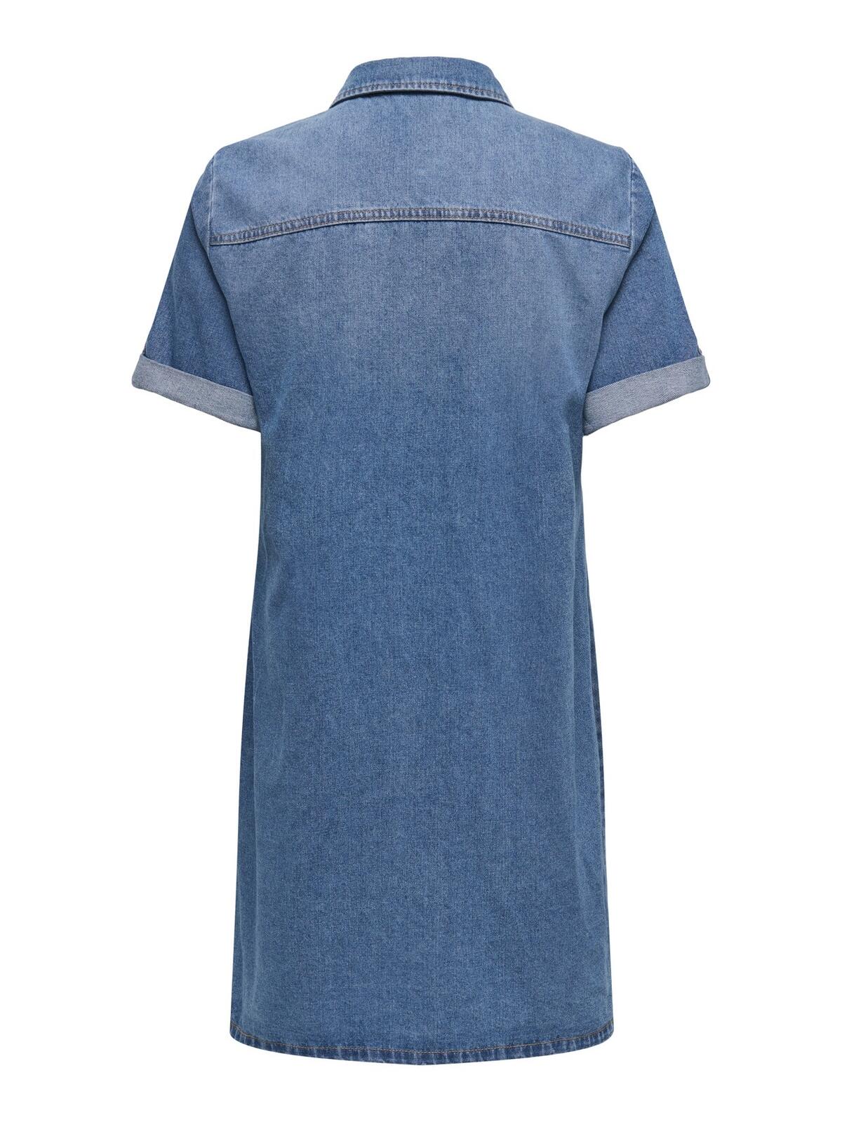 Only Kadın Denim Elbise 15353176 Mavi