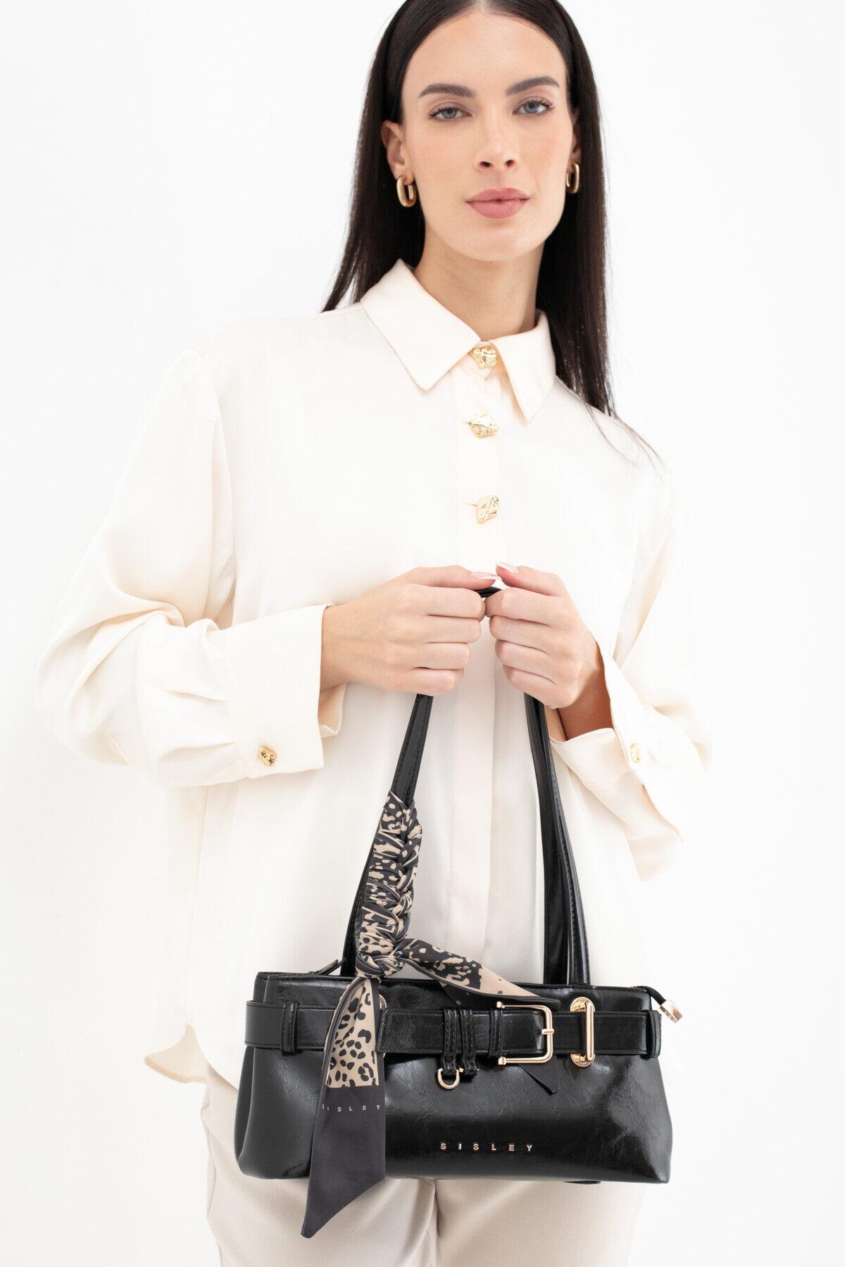 Sisley Kadın Kol Çantası SLY_290 Siyah