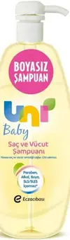 Uni Baby Şampuan 500Ml (Pompasız-Flip)