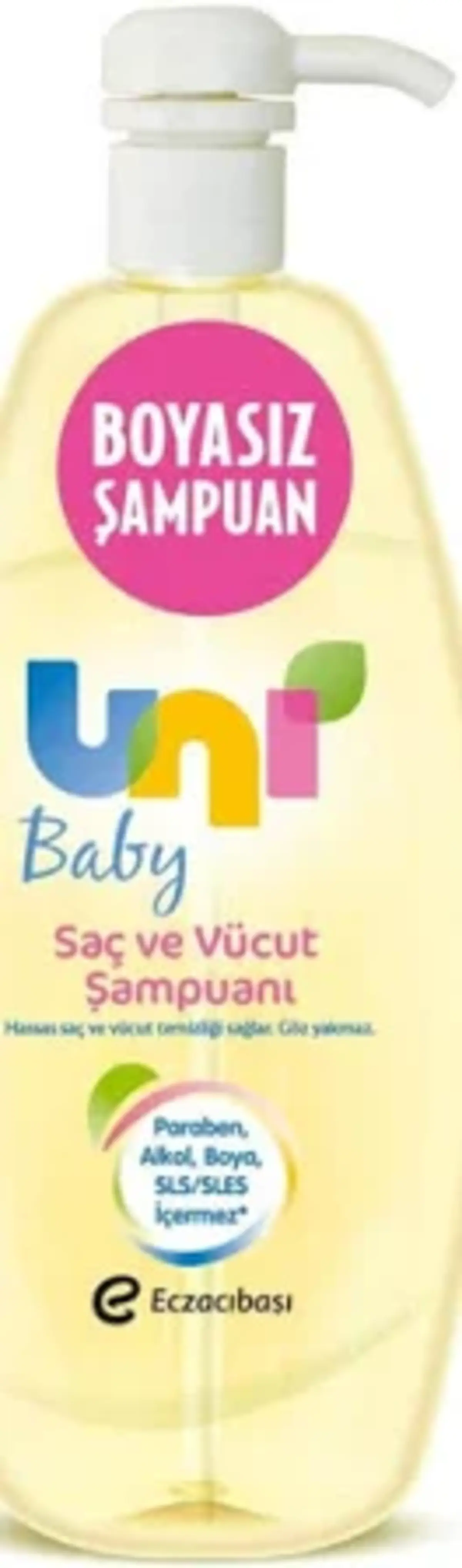 Uni Baby Şampuan 500Ml (Pompasız-Flip)