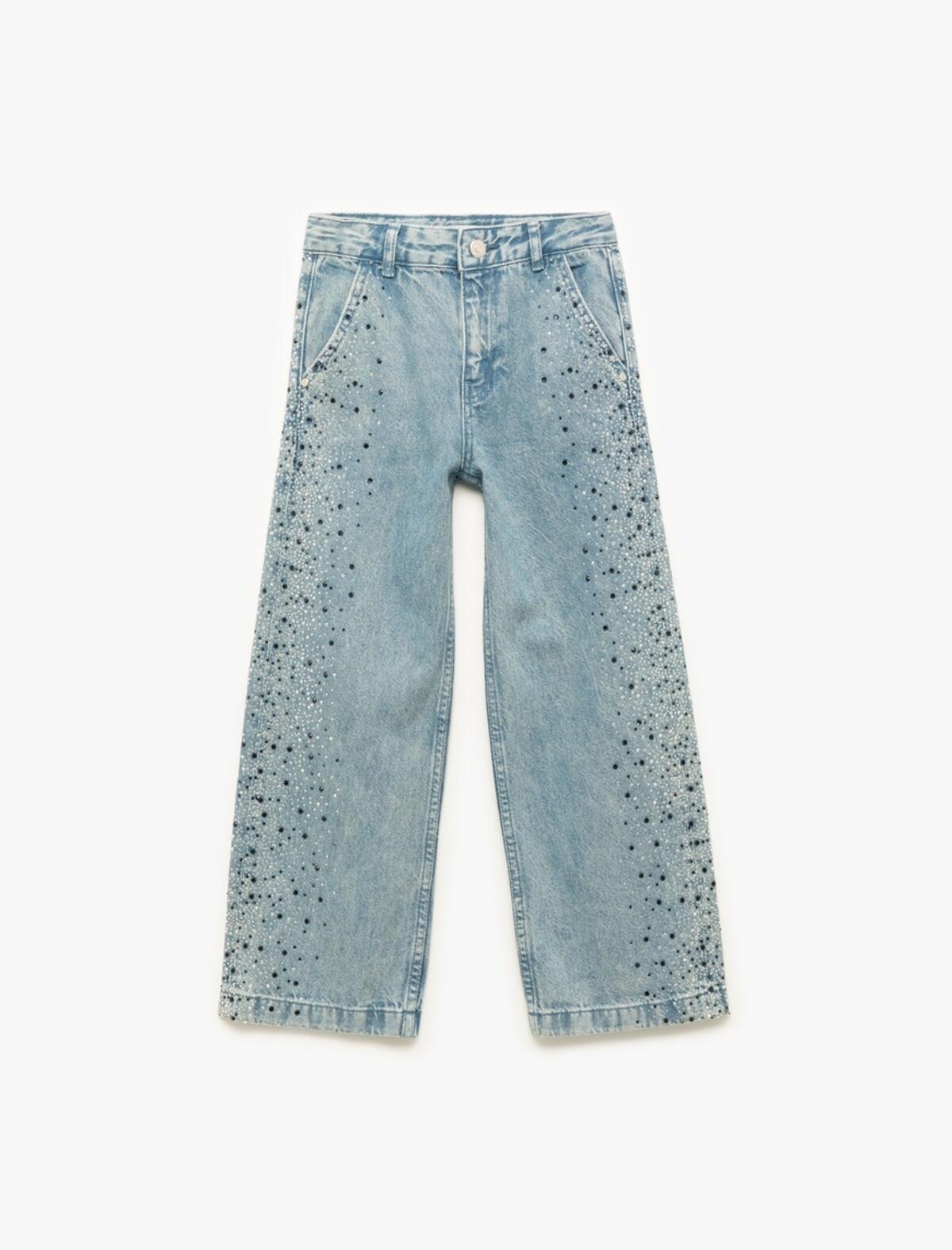 Koton Pantolon Kız Çocuk 6WKG40018AD Orta İndigo