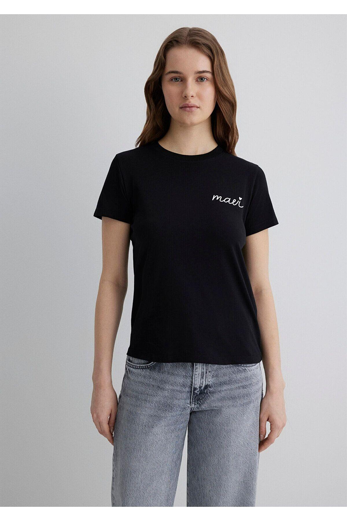 Mavi Tişört M1612962-900 Siyah
