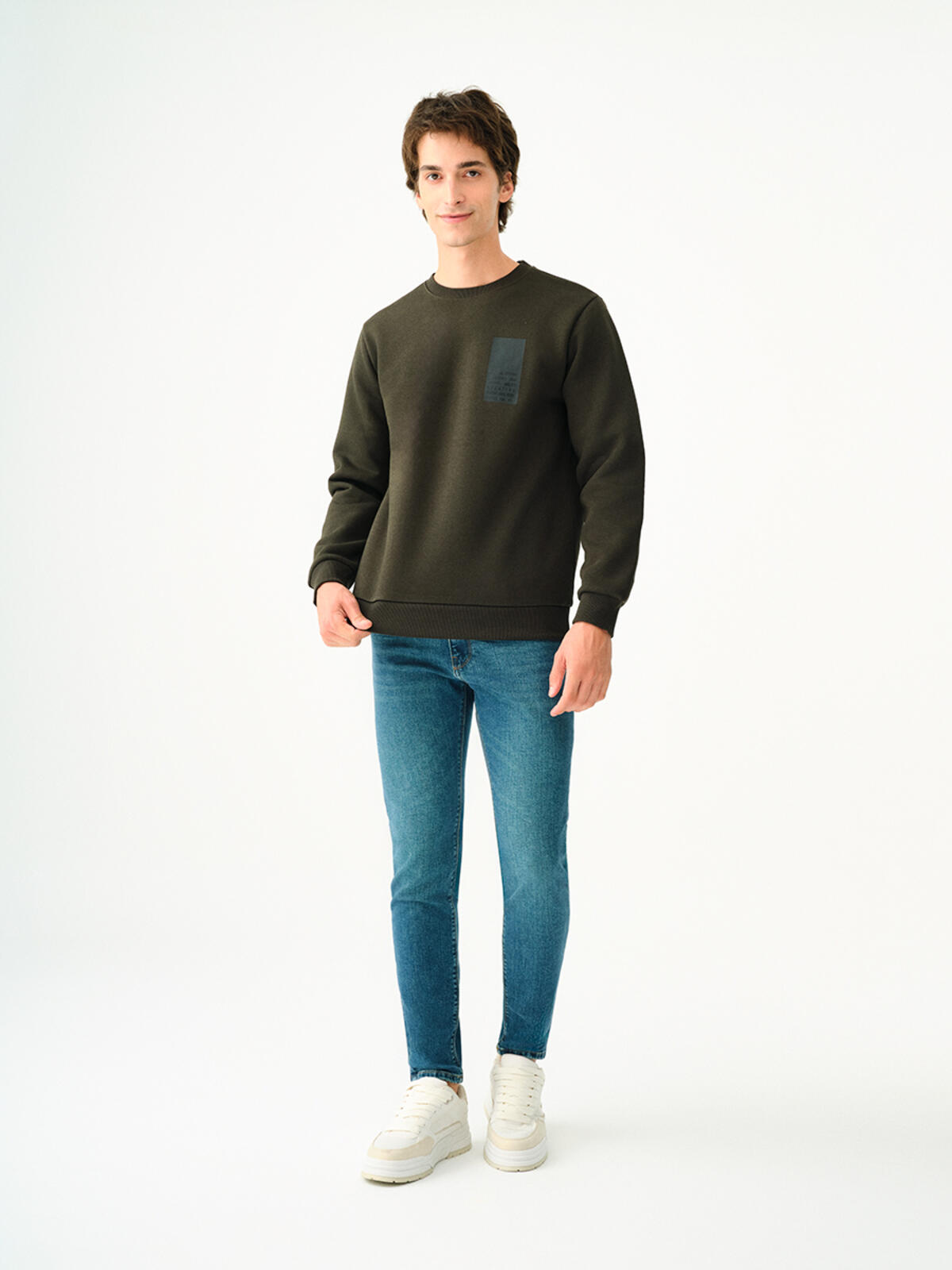 Loft Sweatshirt LF2034185 Koyu Haki