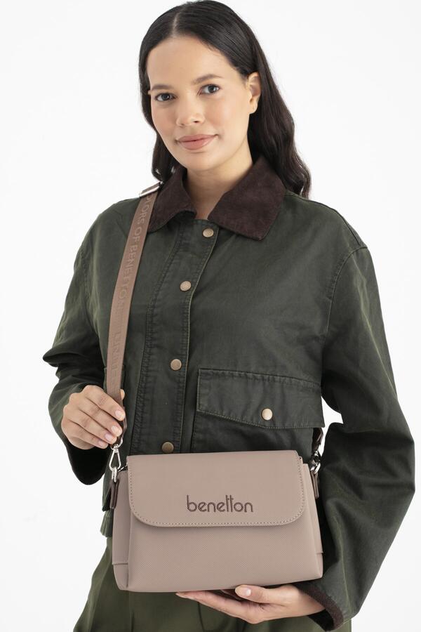 United Colors Of Benetton Kadın Kol Çantası BNT_1677 Vizon-Kahve