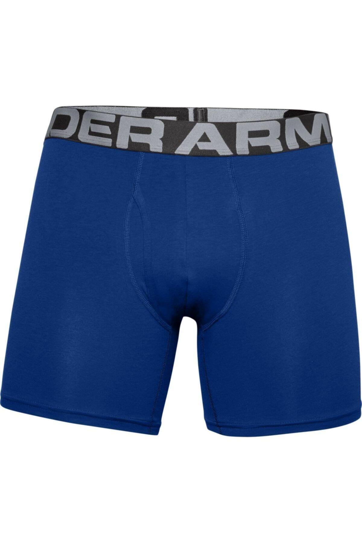Under Armour Charged Cotton 6İn 3Pack 1363617-400 Mavi Xxl