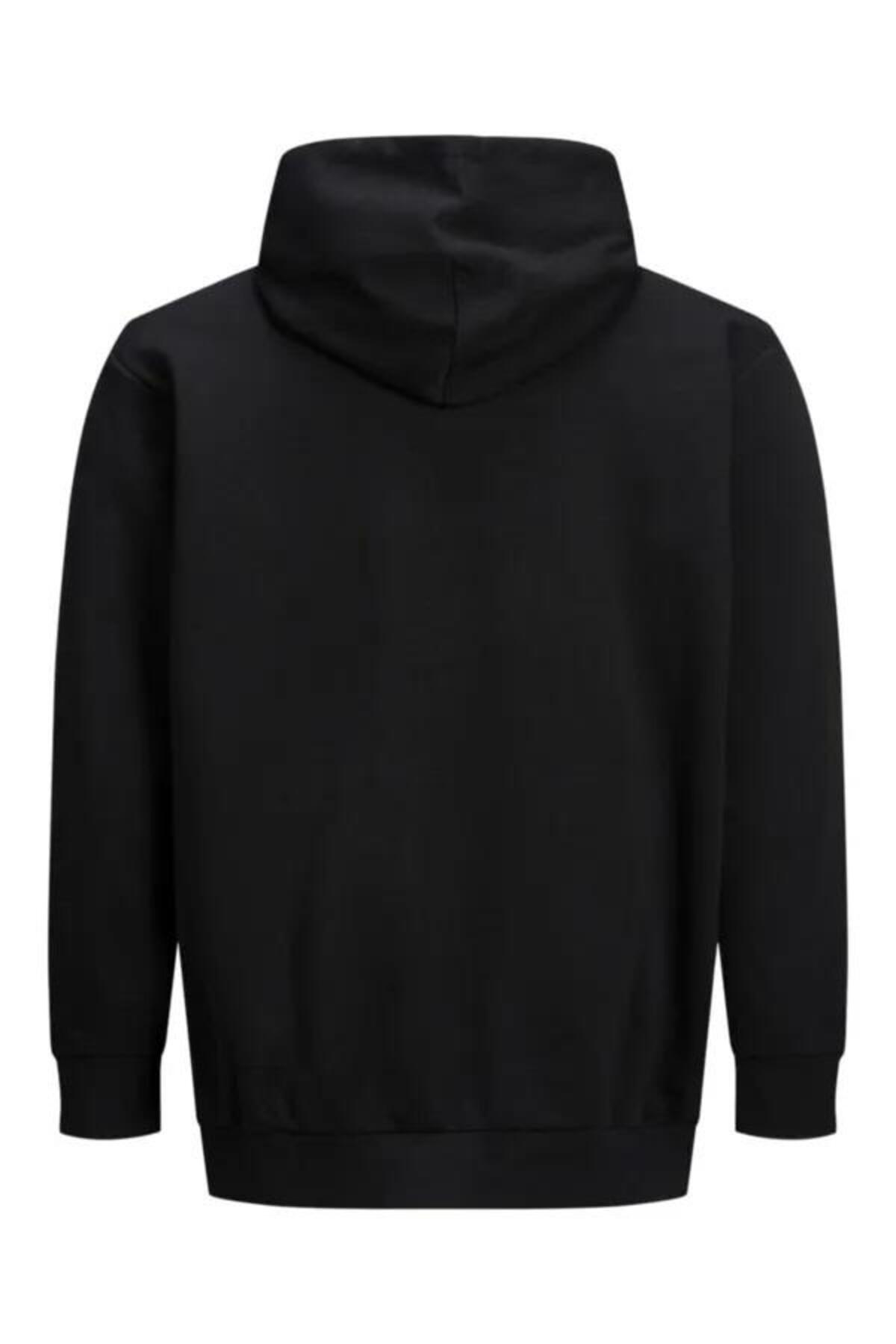 Jack&Jones Sweatshirt 12163777 Siyah EU4XL US2XL
