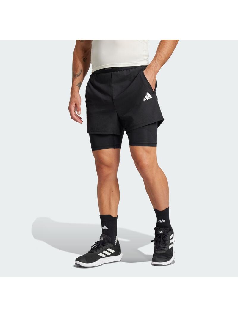 Adidas Gym+ 2İn1 Short JE5665 Siyah