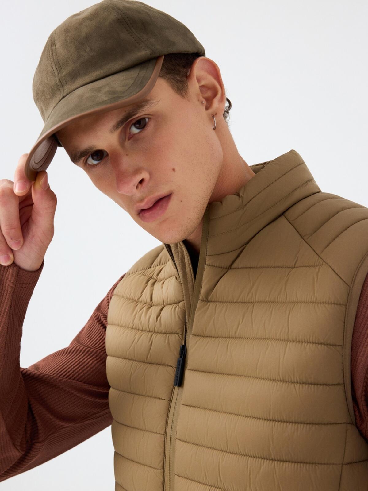 Loft Yelek LF2033222 Koyu Bej