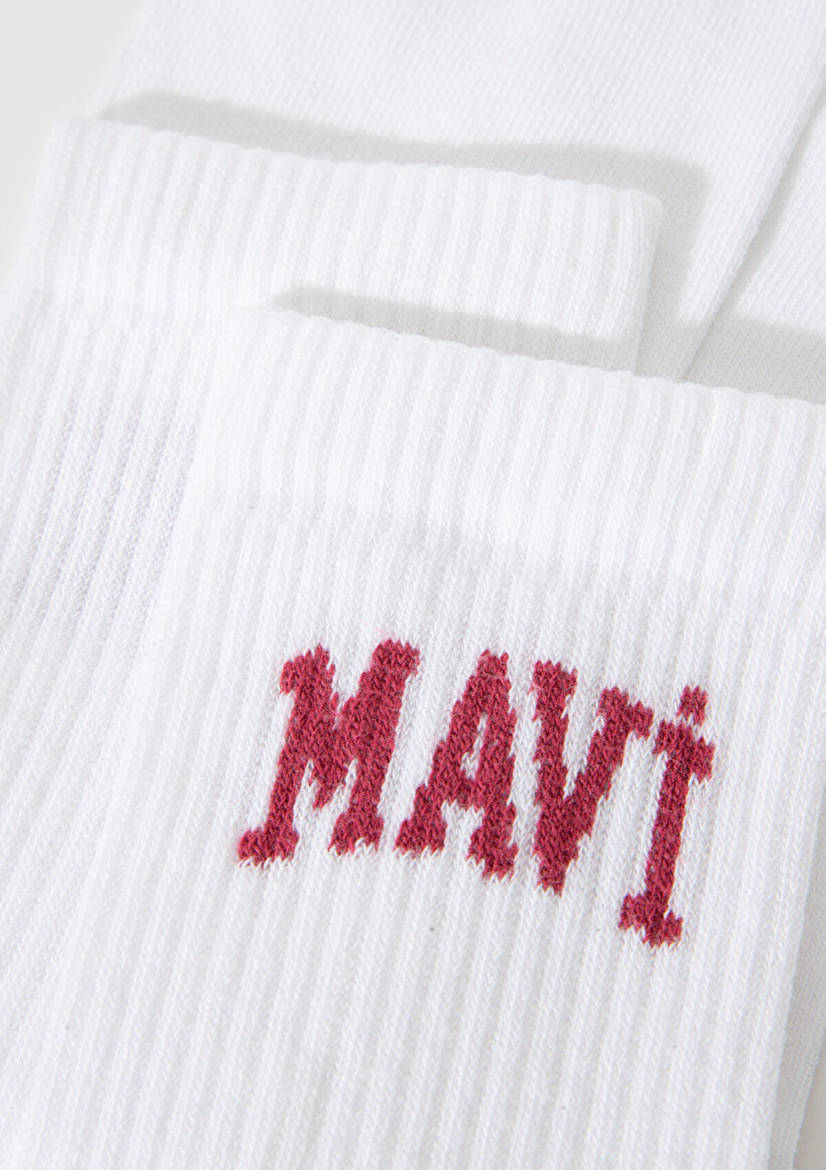 Mavi Soket Çorap M1912726-20844 Beyaz