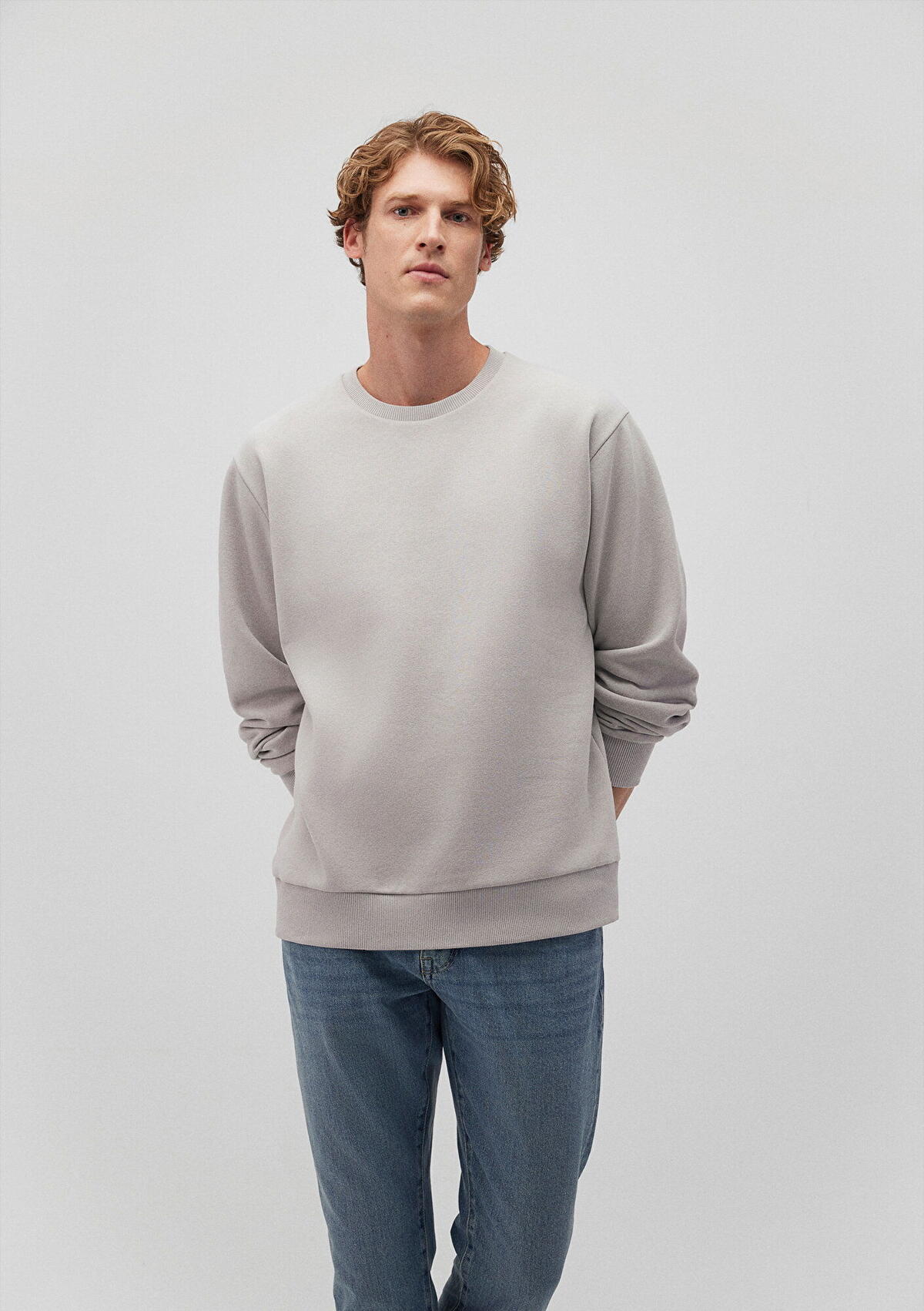 Mavi Sweatshirt M0S10276-81582 Açık Gri