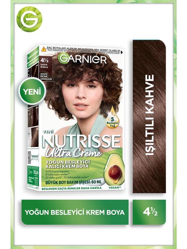 Garnier Saç Boyası Nutrisse Ultra Creme No:4.2 Işıltılı Kahv