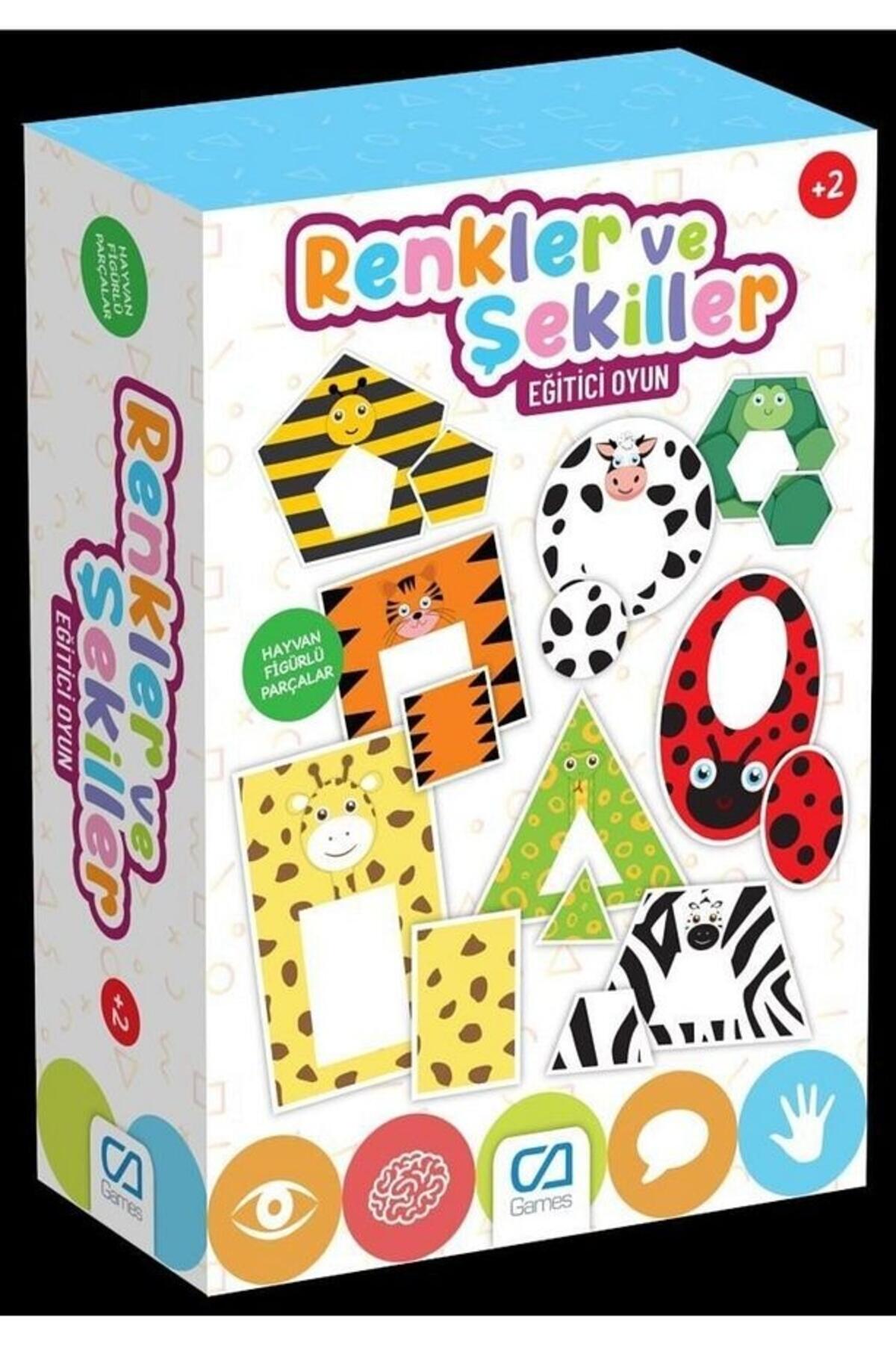 Ca Games Eğitici Puzzle Renkler Ve Şekiller CA-5148