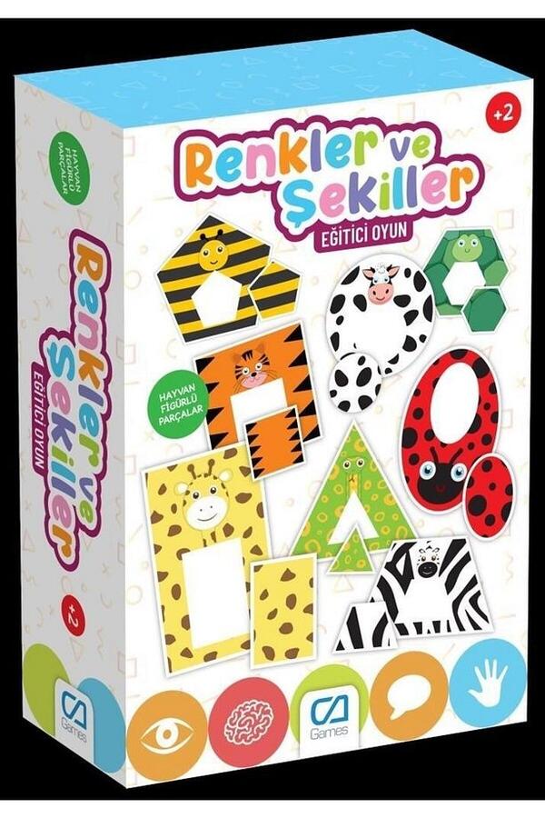 Ca Games Eğitici Puzzle Renkler Ve Şekiller CA-5148