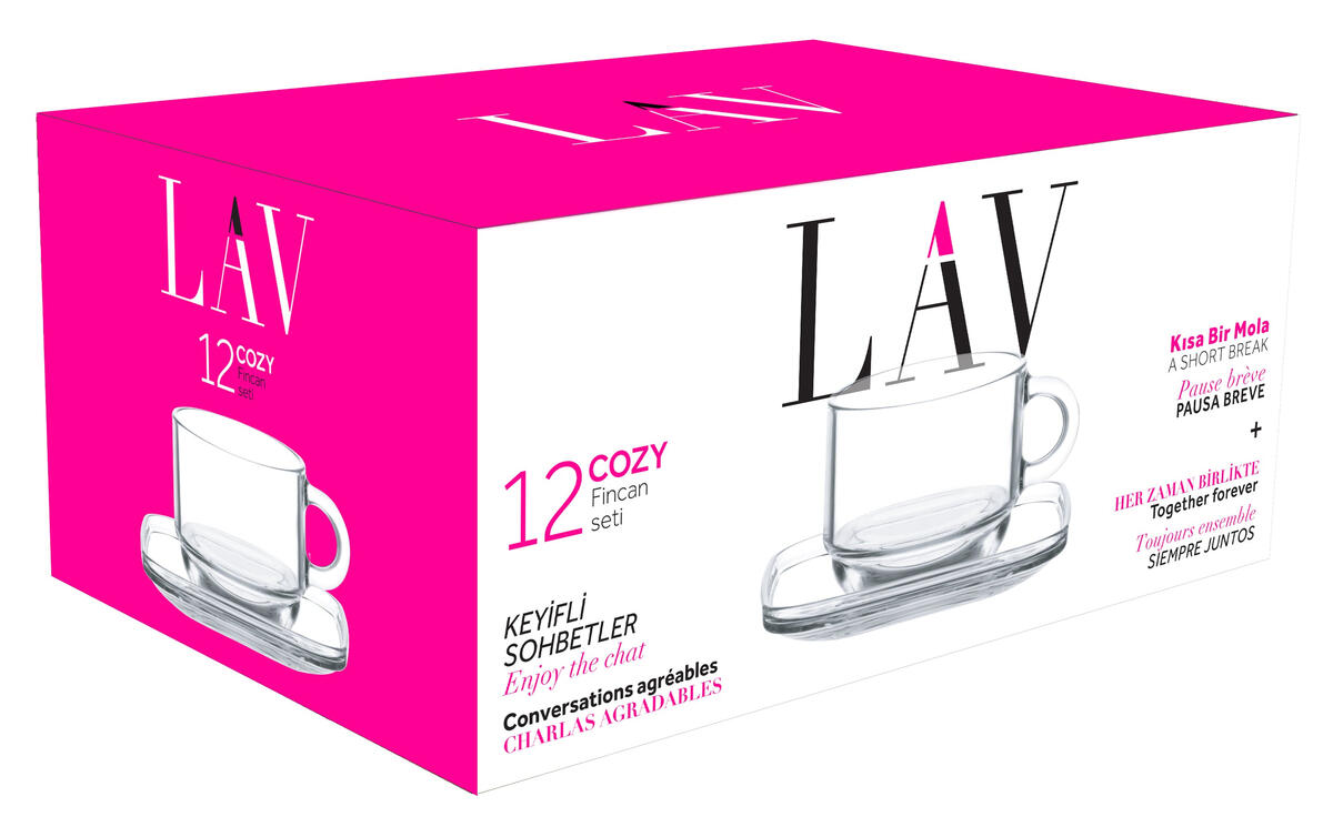 Lav Nescafe Fincan Tk. 12 Prç. Cozy Cozys2