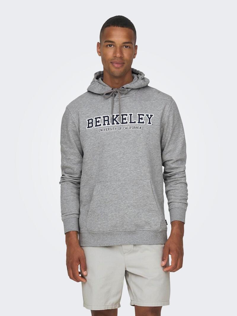 Only&Sons Sweatshirt 22026331 Gri (Dy)