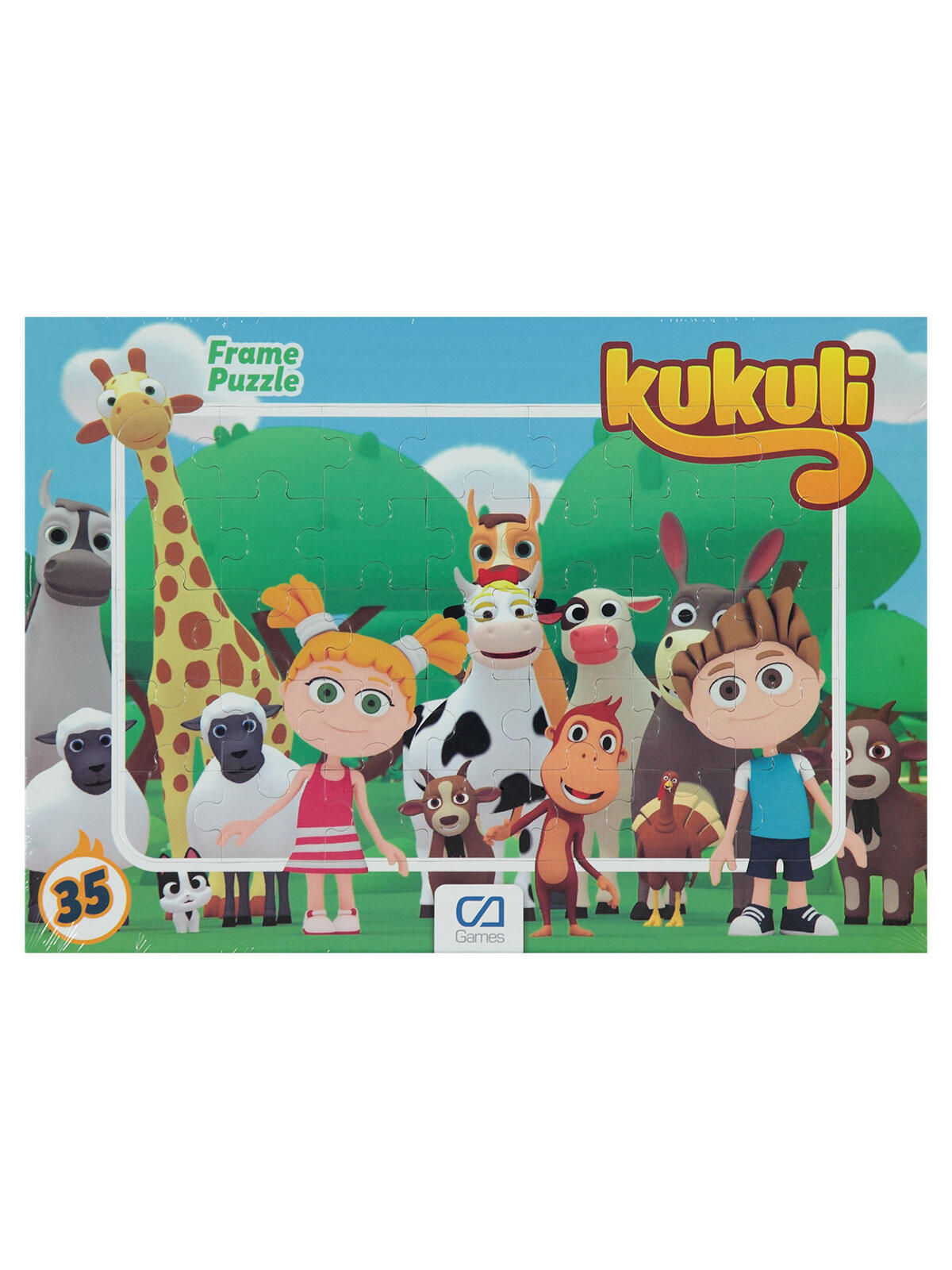 Ca Games Frame Puzzle 35 Parça Kukuli CAFRM5137-5138