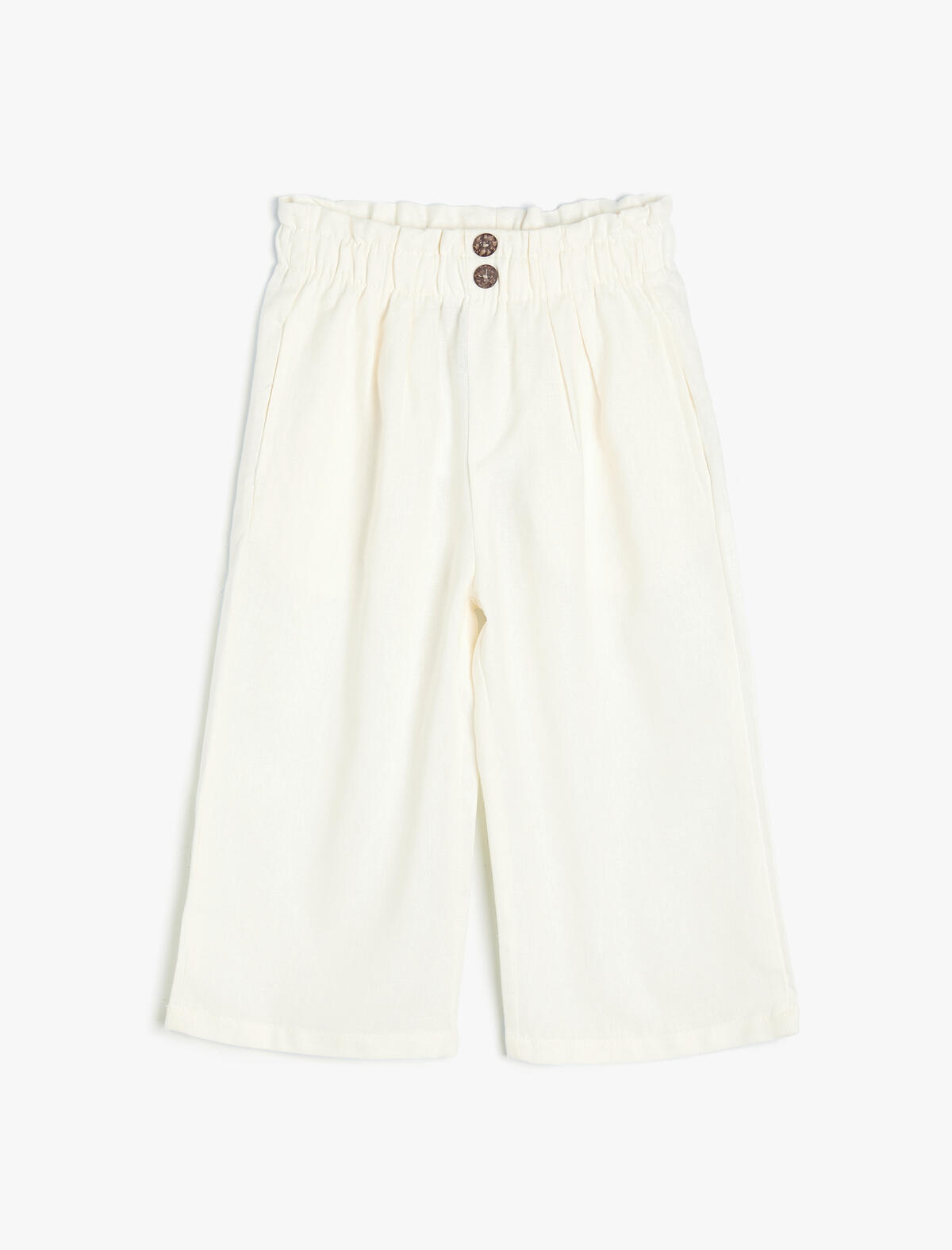 Koton Pantolon Kız Çocuk 4SKG40016AW Beyaz