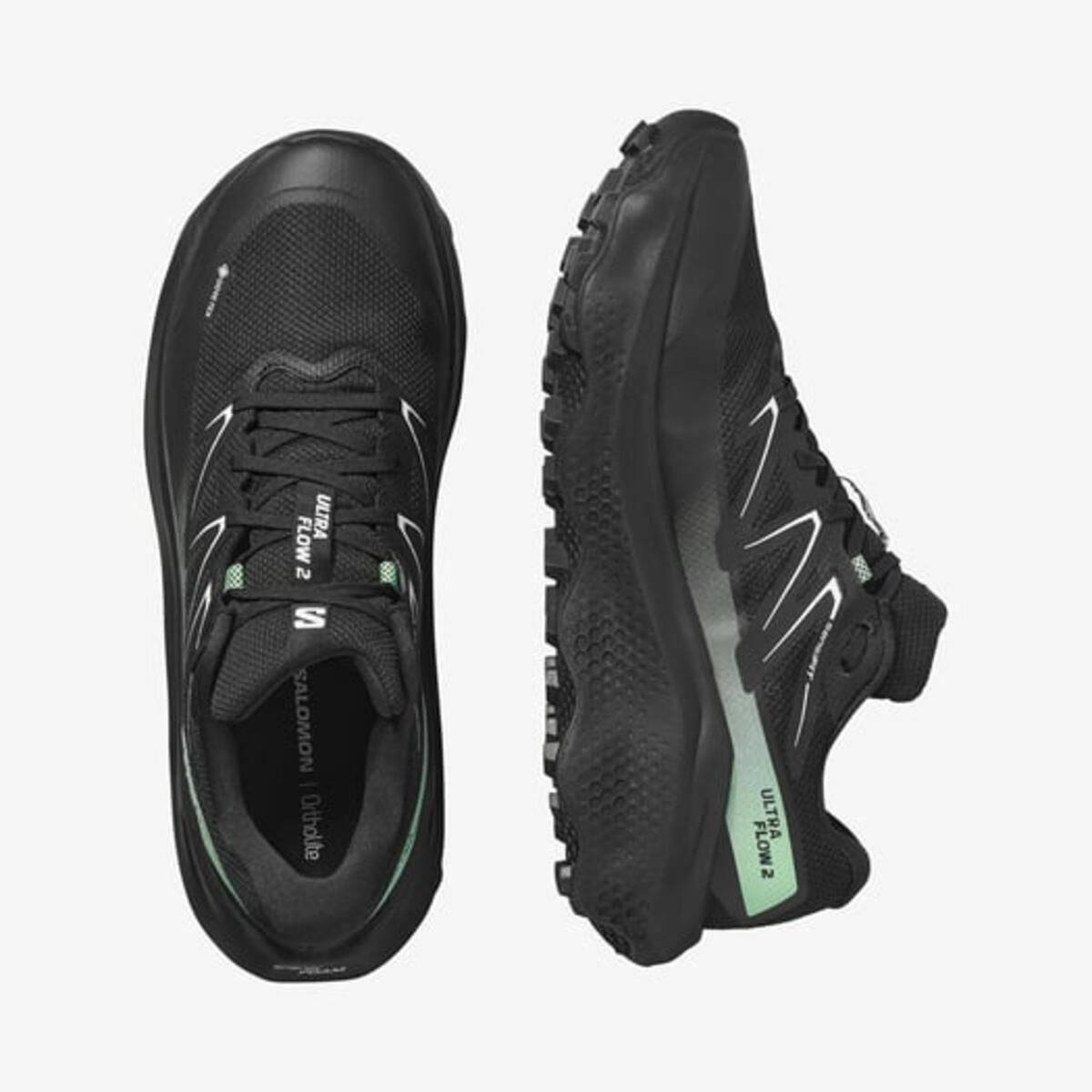 Salomon Ultra Flow 2 Gore-Tex L47981400 Siyah/Siyah/Nane Yeşili