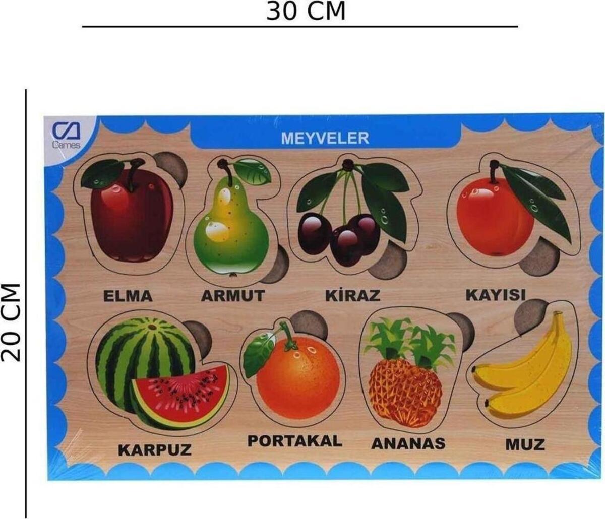 Ca Games Bul-Tak Ahşap Meyveler CAAHS-3206