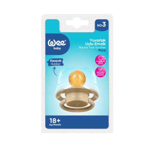 Wee Pure Emzik Kauçuk Uçlu No:3 RB700