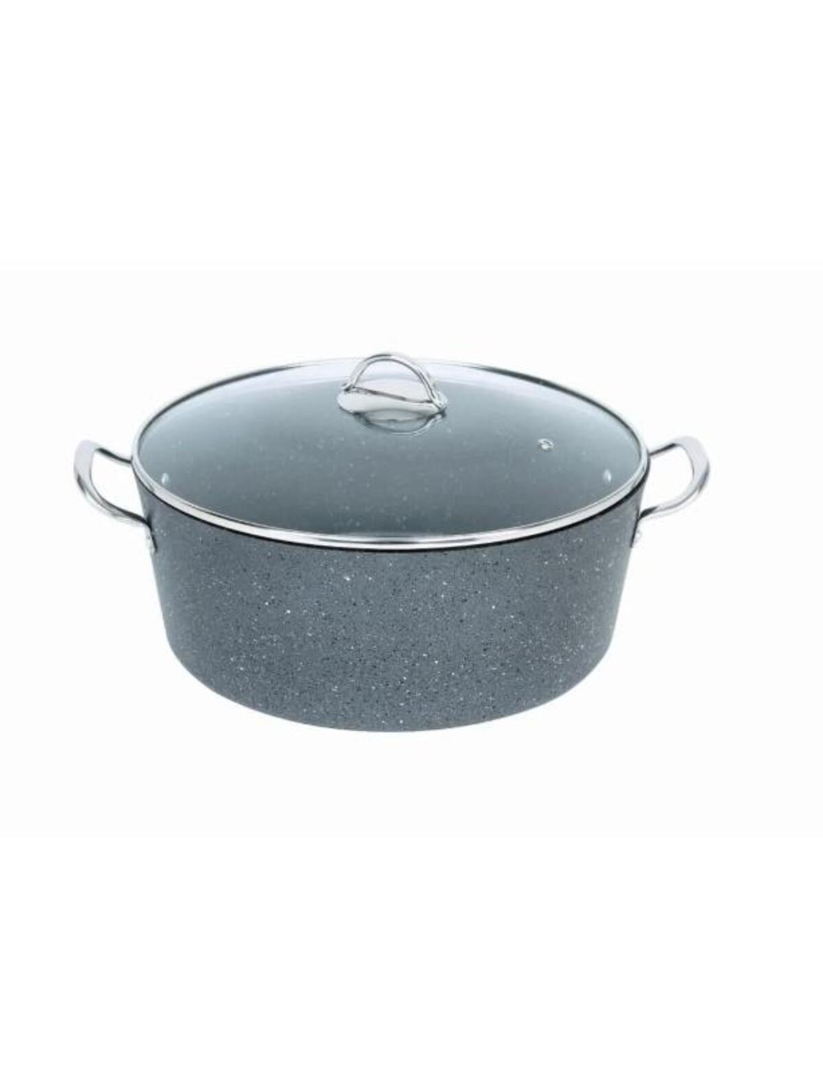 Fms Derin Tencere 34Cm Granit Gri G1009Gri