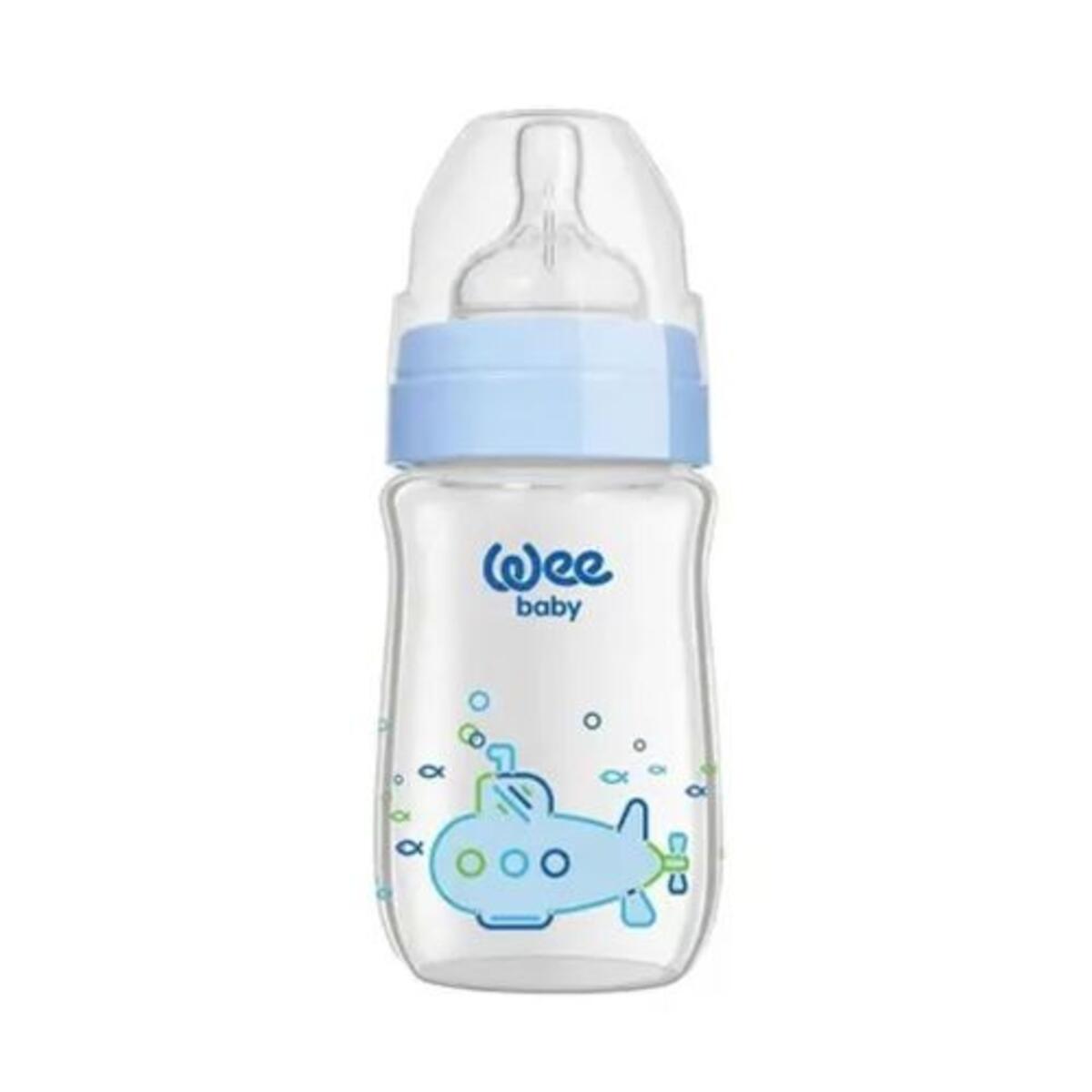 Wee Baby Geniş Ağızlı Cam Biberon 180ML RB140