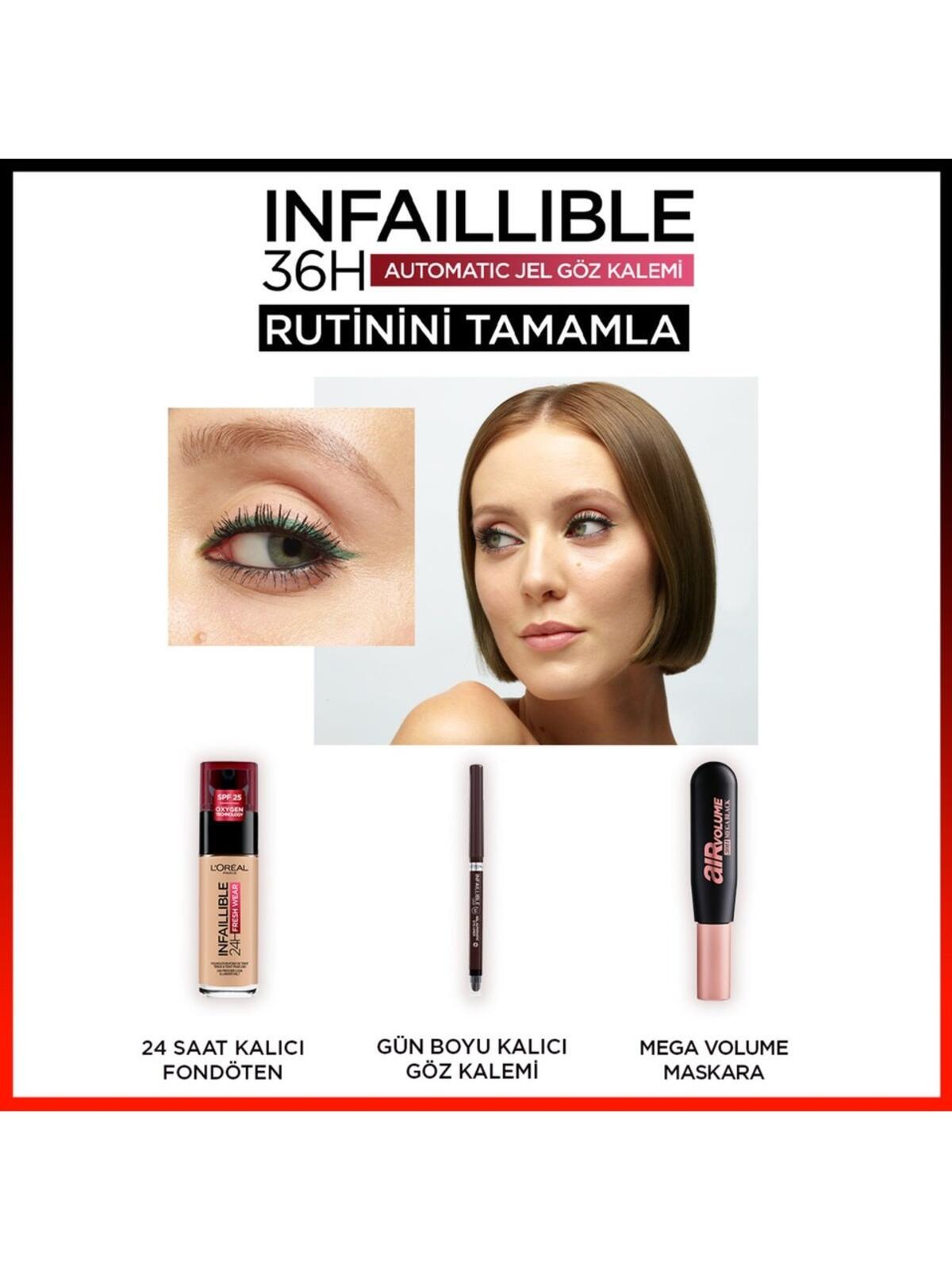 Loreal Paris Eyeliner İnfaillible Gel Auto No:260 Mat Siyah