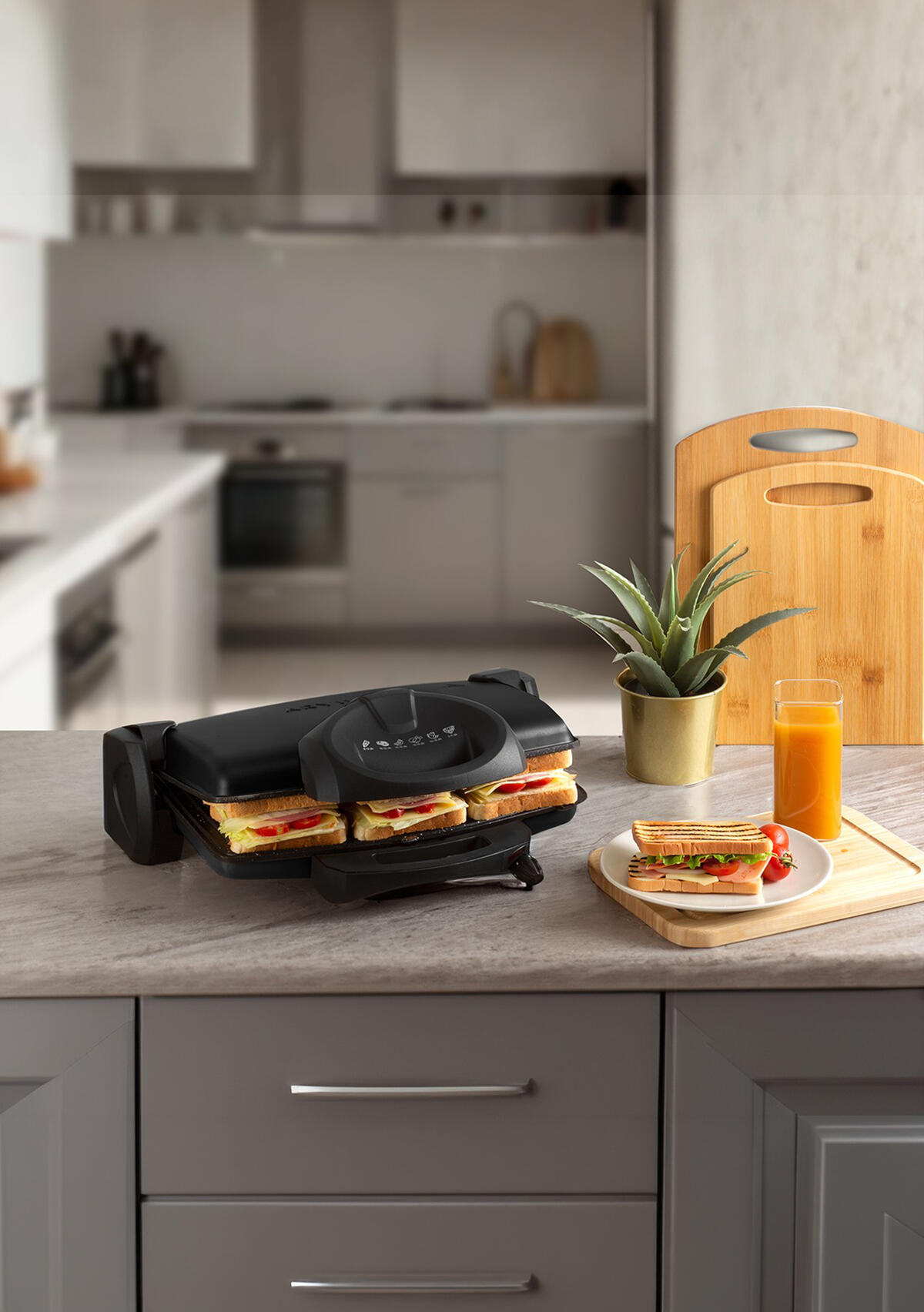 Aryıldız Tost Makinesi Contact Grıll 153AR256749 Siyah