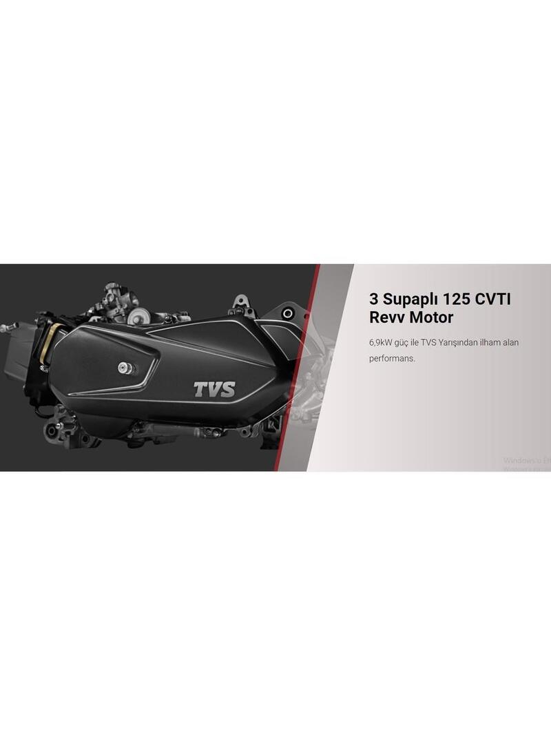 Tvs Motosiklet NTORQ 125 Kırmızı/Siyah (Dy)