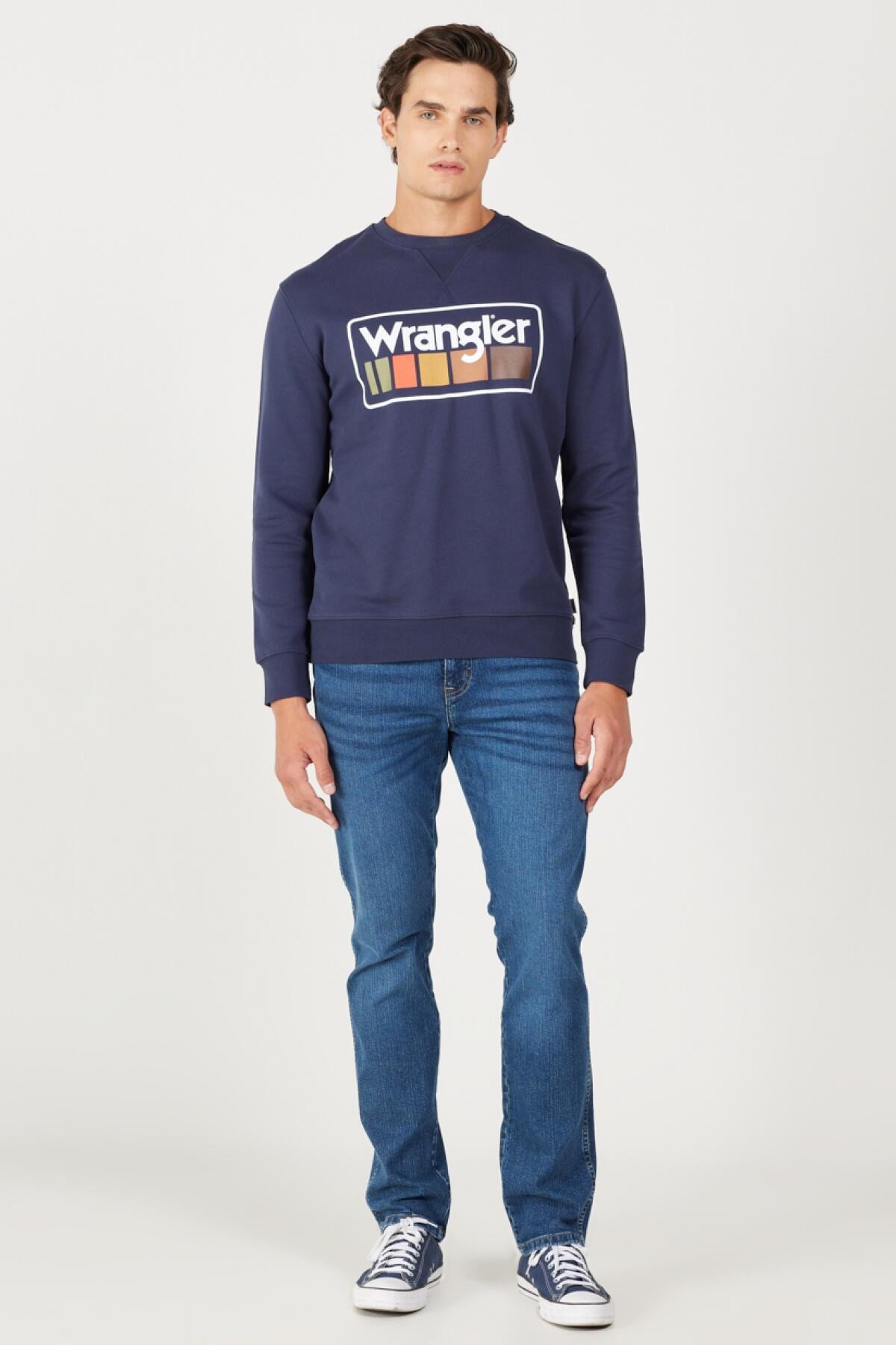 Wrangler Sweatshirt W646H1114 Lacivert
