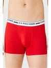U.S. Polo Erkek Boxer 3Lü 80431 Gri-Kır-Laci