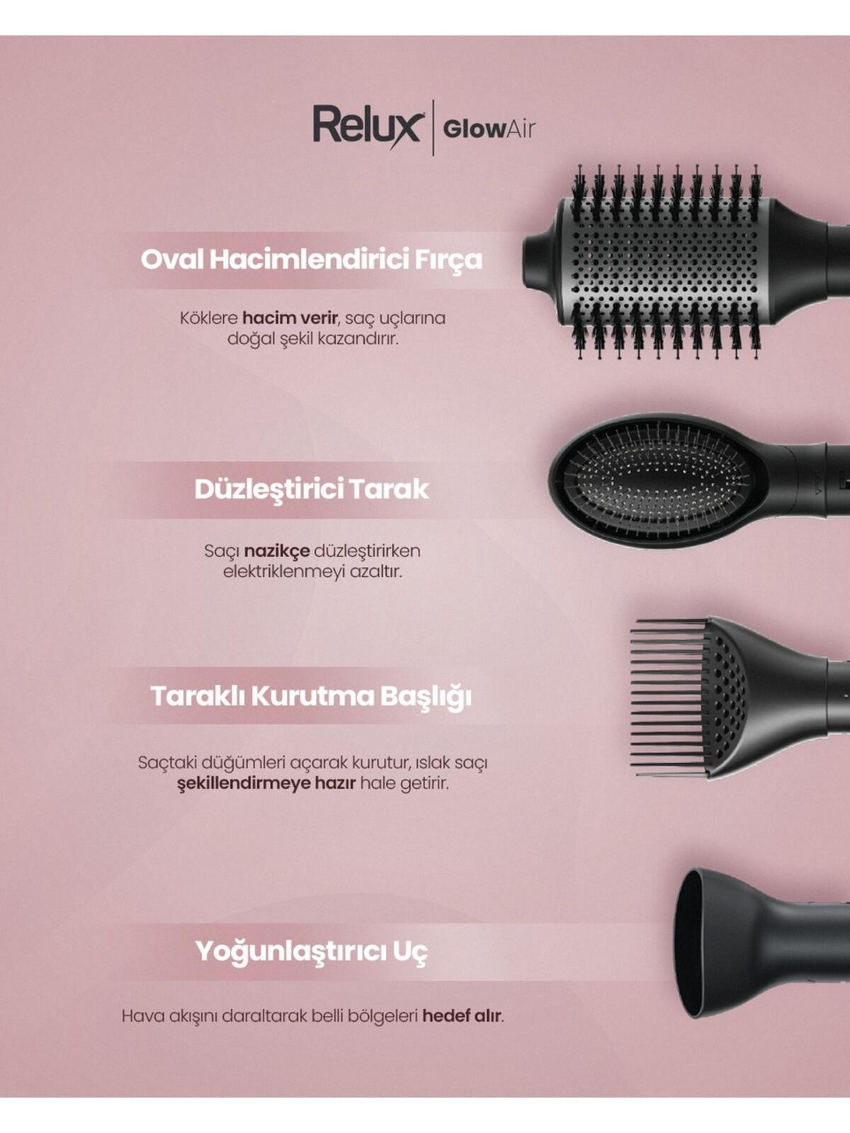 Relux Saç Şekillendirici Glowair As8700